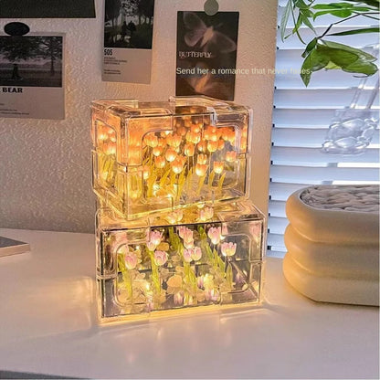 DIY Tulip LED Cube Night Light